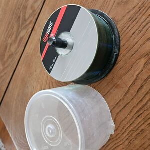 Black CD/DVD Spindle Organizer – 50-Disc Stackable Media Storage Case